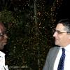 Winston Sill / Freelance Photographer Mayor of Kingston Desmond McKenzie (left) welcomes Yuval Csillag to the party. ***************************************************************** host Appreciation Party, held at Eden Gardens, Lady Musgrave Road on Thursday night December 30, 2010.