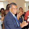 Rudolph Brown/Chief Photographer
PM Golding speaks at AAAJ Media awards luncheon - Knutsford Court Hotel