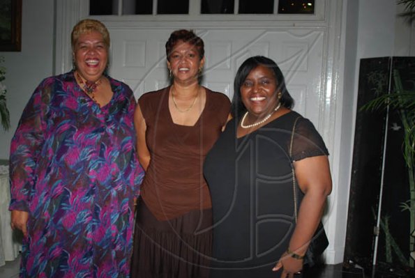 Janet Silvera Photo
 
From L- Aloun Assamba and her sister, Maria McFarlane and friend Donna Parchment  at Half Moon's 5th Ambassador Award last Friday night in Montego Bay.