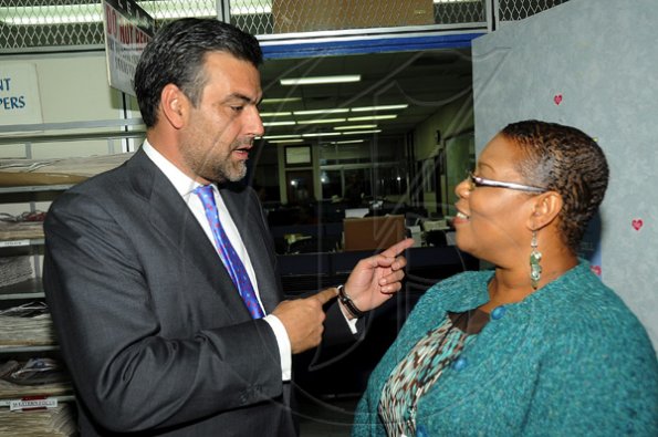 Ian Allen/Photographer
Jesus Silva bids farewell to Gleaner Editorial staff.
