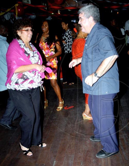 Winston Sill / Freelance Photographer
Friends of Paul Burke and Angella Brown-Burke hit the dance floor in celebration of her birthday on Monday night The Quad, New Kingston.


*(************************************************************************ on Monday night April 26, 2010.