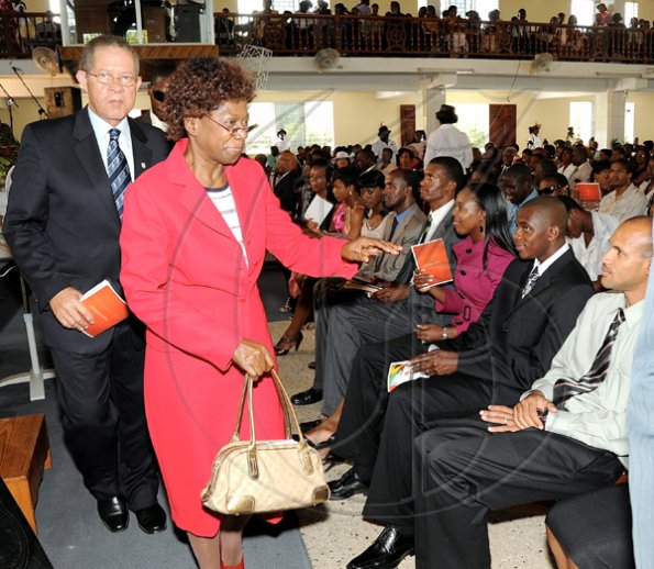 Ian Allen/Photographer
Church Service to honour Jamaica's Atlethes who participated at the World Championships in Berlin germany.