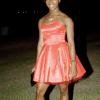 Winston Sill / Freelance Photographer
Pocket rocket Shelly-Ann Fraser lights up the evening with her outfit at the Golden Reception for Jamaica's World Championships athletics team, held at Jamaica House Grounds on Friday night.