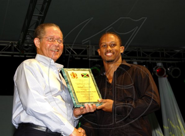 Winston Sill / Freelance Photographer
Prime Minister Bruce Golding and Lorna Golding host "Golden Reception" for Jamaica's World Championships Athletics Team, held at Jamaica House Grounds on Friday night October 2, 2009.