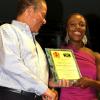 Winston Sill / Freelance Photographer
Prime Minister Bruce Golding and Lorna Golding host "Golden Reception" for Jamaica's World Championships Athletics Team, held at Jamaica House Grounds on Friday night October 2, 2009.