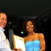 Winston Sill / Freelance Photographer
Prime Minister Bruce Golding and Lorna Golding host "Golden Reception" for Jamaica's World Championships Athletics Team, held at Jamaica House Grounds on Friday night October 2, 2009.