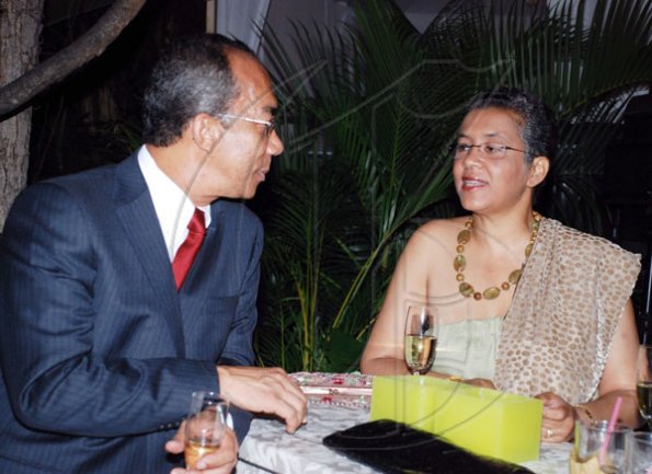 Colin Hamilton/Freelance Photographer
Audley Shaw and Susan Duhaney's weds on Sunday March 21, 2010 at their St. Andrew home followed by a reception at the Terra Nova Hotel.
Dr. Horace Chang and wife Paulette Chang.