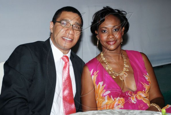 Colin Hamilton/Freelance Photographer
Audley Shaw and Susan Duhaney's weds on Sunday March 21, 2010 at their St. Andrew home followed by a reception at the Terra Nova Hotel.
Minister Andrew Holness and wife Juliette Holness.