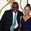 Colin Hamilton/Freelance Photographer
Audley Shaw and Susan Duhaney's weds on Sunday March 21, 2010 at their St. Andrew home followed by a reception at the Terra Nova Hotel.
From left,  Dayle Blair and Dr. BJ Thomas Blair. (Constituents)
