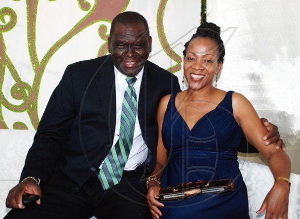 Colin Hamilton/Freelance Photographer
Audley Shaw and Susan Duhaney's weds on Sunday March 21, 2010 at their St. Andrew home followed by a reception at the Terra Nova Hotel.
From left,  Dayle Blair and Dr. BJ Thomas Blair. (Constituents)
