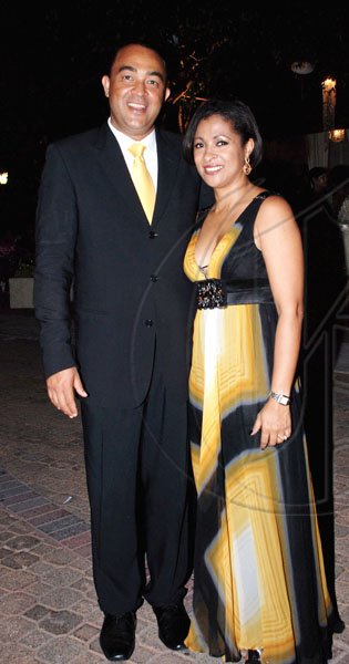 Colin Hamilton/Freelance Photographer
Audley Shaw and Susan Duhaney's weds on Sunday March 21, 2010 at their St. Andrew home followed by a reception at the Terra Nova Hotel.
Minister Christopher Tufton  and wife Nadeen Tufton.