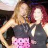 Barbara Ellington/Lifestyle Editor
Songbirds Alaine (left) and Tessanne Chin get camera ready at the birthday celebration for Brigitte Foster-Hylton.

***********************************************************************************Brigitte's birthday party held at Earl's Court, St. Andrew on Saturday November 7, 2009.