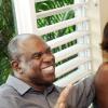 Ricardo Makyn/Staff Photographer.
Ian and Shawn Wilkinson have something to be happy about at the luncheon in honour of Dr Carolyn Gomes held at her home, following her receipt of the Order of Jamaica on Monday October 19.

***********************************************************************************after receiving National Honour on Monday 19.10.2009.