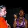 Winston Sill / Freelance Photographer
Pulse International CEO Kingsley Cooper (right) hangs with Jonathan and Paula Surtees at the Launch of CFW 10th Anniversary, held at Studio 38, Trafalgar Road on Tuesday February 9, 2010.
