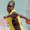 Ian Allen/Staff Photographer
Manchester High School's Sheena Powell 








winds up toi hurl the discus, in the girls' Class Three final competition on the opening day of the ISSA/GraceKennedy Boys' and Girls' Athletic Championships, at the National Stadium yesterday. Powell won with a throw of 36.96 metres.