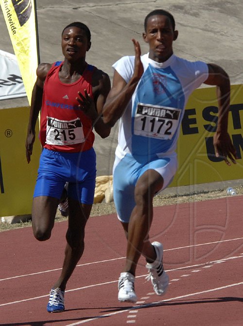 Ian Allen/Staff Photographer
Class 2 Boys 200m preliminary at the 2009 High Schools Boys and Girls Atlethics championships.