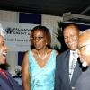 Winston Sill / Freelance Photographer
From left: Christopher Samuda, Maxine Wilson, Ian McNaughton and Silvera Castro, have an enjoyable conversation at Palisadoes Co-operative Credit Union Limited's annual awards banquet at the Terra Nova All-Suite Hotel, Waterloo Road, St Andrew  on Wednesday