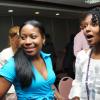 Rudolph Brown/Chief Photographer
Kayah Ma'at-Alexander, (right) of The Forgotten Foods chat with Nadine Steens of Black Jaguar Beauty Services at the Caribbean Veggie Fest Spa and Wellness Conference 2009 at the Hilton Hotel in New Kingston on Friday, June 12-2009