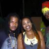 Peta-Gaye Clachar/Staff Photographer
Recording Artiste Queen Ifrica hangs out with her pals at theTribute show for Egbert Evans at the Deck in New Kingston on Wednesday, April 22, 2009.