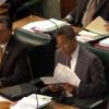 Norman Grindley /Chief Photographer
Audley Shaw Minister of Finance and the Public Service tabled a $548-billion budget in Parliament April 23, 2009.