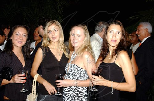 Winston Sill / Freelance Photographer
The fab four of (from left), Olesya Eremina, Maria Ubaldo, Maria Francis and Nataliya Collister. They were hanging out at the Guardsman Group reception for Ukraine Ambassador Yuriy Sergeyev.

****************************************************************, held at Montgomery Road, Stony Hill on Tuesday June 2, 2009.