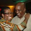 Colin Hamilton/Freelance Photographer
 Seems like Nsombi Jaja and Lennie Little-White has not seen each other for awhile at the Tourism awards at the Pegasus Hotel on Friday, March 6-2009