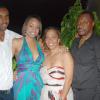 Janet Silvera Photo
 
Birthday girl, Janet Genus (centre) and her husband Adrian (second right) and her children Jondan (left), Adrienne and AJ (right).

************************************************************** at her 50th birthday party at Villa Sonate, Cardiff Hall, Runaway Bay in St. Ann last Saturday night.