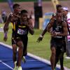 Ricardo Makyn/Staff Photographer.High School Boys' 4x800  meters final at the Gibson Relays at the National Stadium on aturday