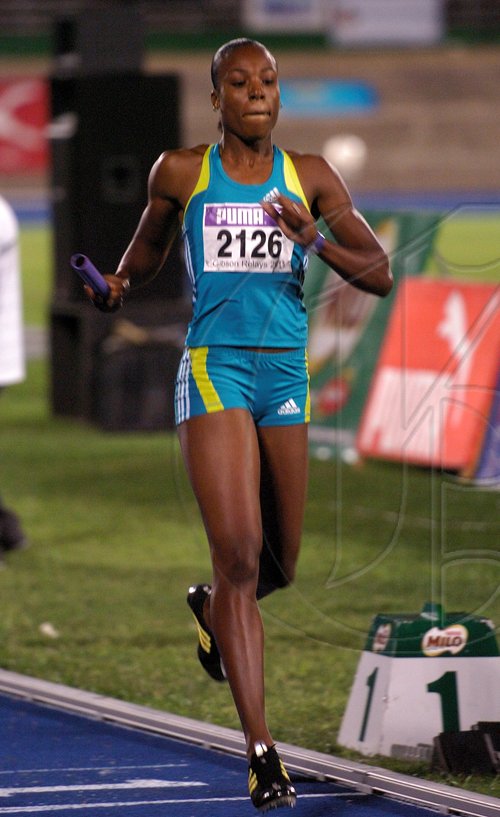 Ricardo Makyn/Staff Photographer.Institution Women 4x400 Meters  final at the Gibson Relays at the National Stadium on aturday