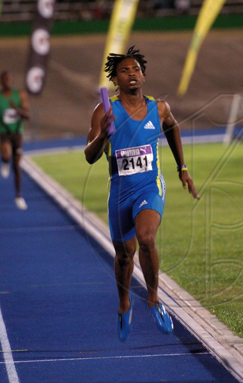 Ricardo Makyn/Staff Photographer.Institution Men 4x400 Meters  final at the Gibson Relays at the National Stadium on aturday