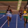 Ricardo Makyn/Staff Photographer.High School Girls' open  4x400 meters final at the Gibson Relays at the National Stadium on aturday