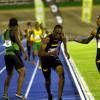 Ricardo Makyn/Staff Photographer.High School Boys' open  4x400 meters final at the Gibson Relays at the National Stadium on aturday