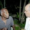 Winston Sill / Freelance Photographer
Attorney Harold Brady (left) and West Indies cricket legend Jeff Dujon hobnob at the Guardsman Group Limited Christmas party.

**************************************************************, held at their Head Office, Old Hope Road on Friday December 11, 2009.