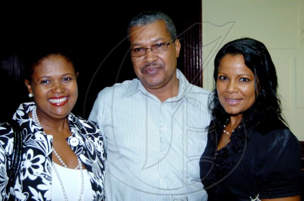 Winston Sill / Freelance Photographer
Dollis Campbell (left), James Powell and Vitra Gopee are among the guests to bid Rosheuvel farewell.





Hilton Kingston Hotel host Farewell Reception, held at Hilton Hotel, New Kingston on Tuesday night June 29, 2010. .