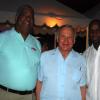Janet Silvera
From L- Jamaica's director of tourism, John Lynch poses with the second man to walk on the moon, astronaut, Buzz Aldrin and Canadian Donovan Bailey at the Iberostar Sports Invitational in Rose Hall, Montego Bay on Monday night.