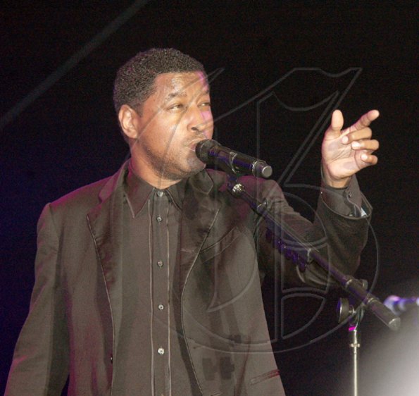 Photo by Adrian Frater
Kenneth 'Babyface' Edmonds performs at Jamaica Jazz and Blues Festival at the Trelawny Multi-purpose Stadium Thursday night.