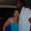 Renown actor, Leon with a fan at Jamaica Jazz and Blues.JPG