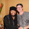 Contributed
Maxi Priest (left) and Joe Roy Jackson greet each other after they performed at Jamaica Jazz and Blues event.

**********************************************************************Prelude? ?Jamming in Sunset Jamaica Grande? on Monday night in Ocho Rios.
