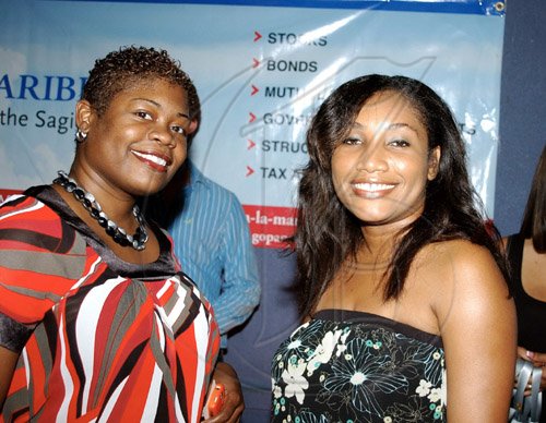 Winston Sill / Freelance Photographer
 Elizabeth Salmon (left) and colleague, Monique Cohen were out to get some of the magic at the latest installment in the Harry Potter series.


*******************************************************************an Caribbean host Cocktail Reception for Harry Potter movie Premiere, held at Carib Cineplex, Cross Roads on Tuesday July 21, 2009.