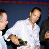 Winston Sill / Freelance Photographer
It's all about the wine, as the doctors say a glass of red wine daily is good of the heart and these men from left to right: Paul Hanworth, William Tavares- Finson and Baz Naar  is having a drink, doctor's order.































































rPan Caribbean host Cocktail Reception for Harry Potter movie Premiere, held at Carib Cineplex, Cross Roads on Tuesday July 21, 2009.