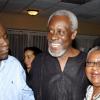 Winston Sill / Freelance Photographer
Member of Parliament Derrick Smith (left) and wife Karlene, offer their congratulations to P. J. Patterson.

****************************************************************** Reception for former Prime Minister PJ Patterson for his Caricom Award, held at the Jamaica Pegasus Hotel, New Kingston on Monday July 27, 2009.
