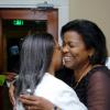 Winston Sill / Freelance Photographer
Camella Rhone (right), is greeted by manager of the Jamaica Pegaus hotel,  Nancy McLean.
************************************************************

Pegasus Hotel Food Festival "Fine Dining" Dinner, held at Pegasus Hotel, New Kingston on Friday November 6, 2009.