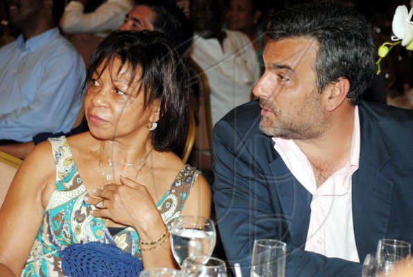 Janet Silvera
Spanish Ambassador Jesus Silva and Shirey Henry pay attention to the speeches.

****************************************************PJ party