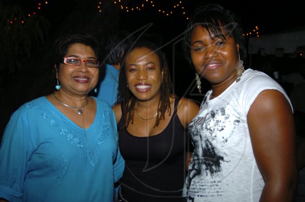 Winston Sill / Freelance Photographer
PROComm boss Jean Lowrie-Chin (left) sharing camera time with Naomi Francis (centre) and sis Sophia.

Christmas Party, held at Kingsway on Saturday night December 5, 2009.