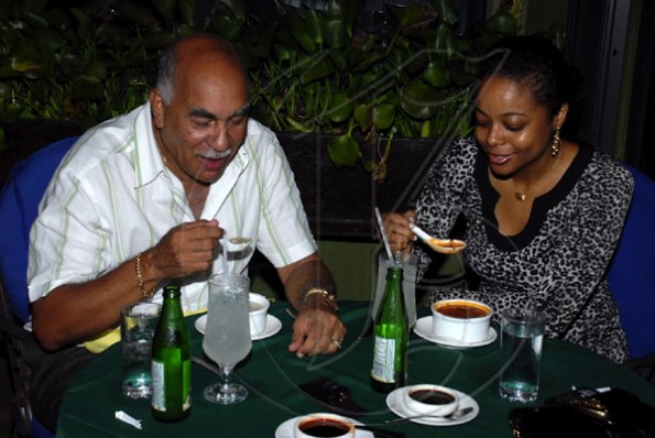 Colin Hamilton/freelance photographer
The Hon. Justice Ian Forte participated in Restaurant Week at the Marketplace Food Court with his wife Senator Marlene Malahoo Forte during Restaurant Week at the Marketplace Food Court on Wednesday November 11, 2009.