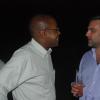 Janet Silvera Photo
 
National Commercial Bank's Brian Booth and Spanish Ambassador, Jesus Silva look to be talking some serious business at the Seawind Key Investment Limited's cocktail reception at the Rose Hall Great House on Tuesday night.