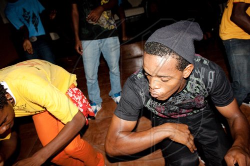 Feelin' the vibe on the dancefloor at Village Blues Bar's 'AllStar Thursdays'.
