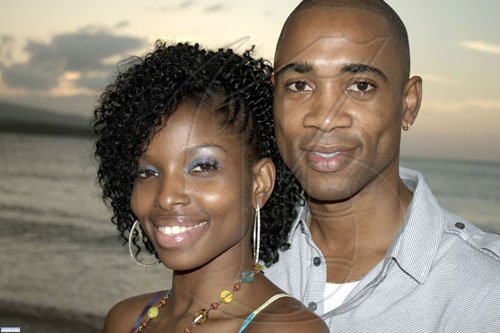 As sun meets the sea at 'Daydreams', Kaydean Brown and Jermaine Williamson share a sweet moment.