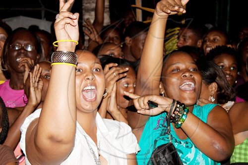 University of Technology students enthusiastically let their support for their favourite teams be heard at the UTECH Inter-Faculty Cheerleading Competition.