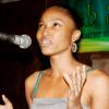 Naketa West captivates with her performance at Sunday's "Seh Sup'm Poetry and Live Music" at Village Blues Bar. This charity edition of the monthly poetry jam was dubbed "Seh Sup'm for Haiti."